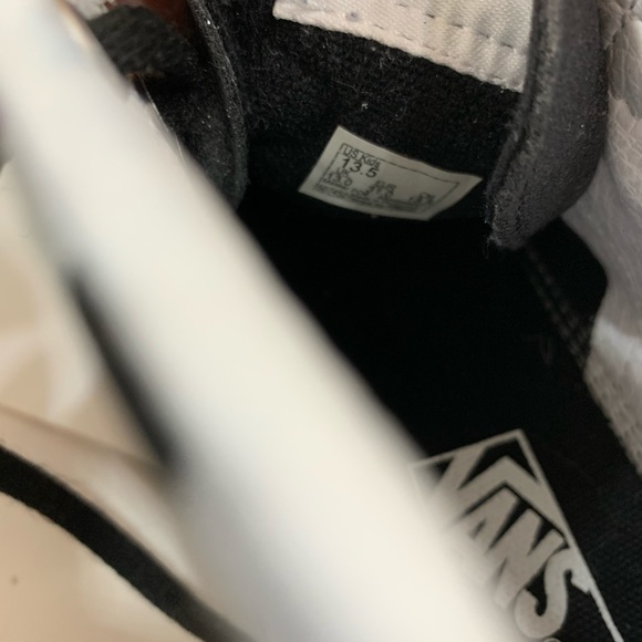 Vans unisex sparkle checker high tops - Picture 6 of 8